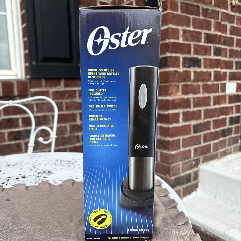 Oster‎ Cordless Wine Bottle Opener w/ Compact Charging